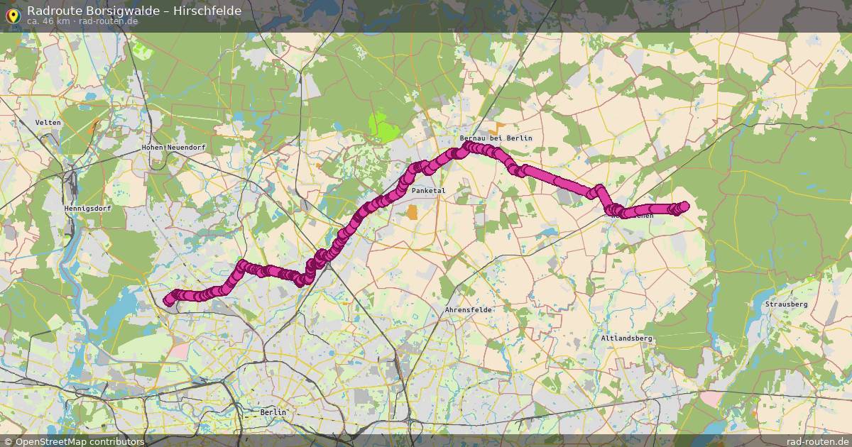 Radtour Borsigwalde – Hirschfelde