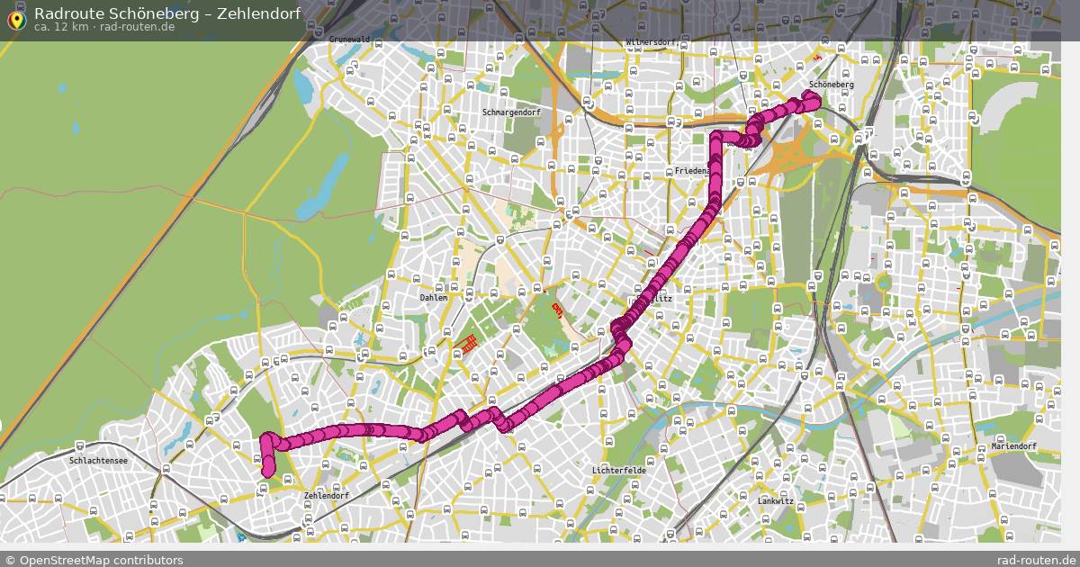 Radtour Schöneberg – Zehlendorf