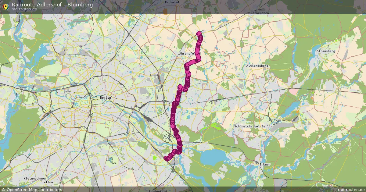 Radtour Adlershof – Blumberg