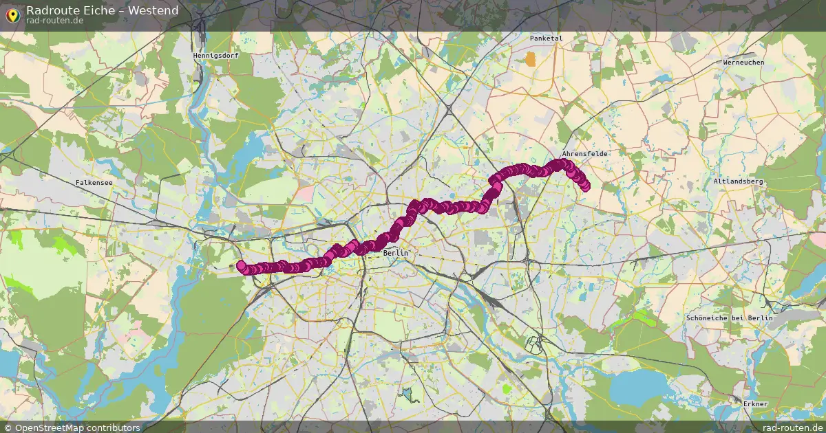 Radtour Eiche – Westend