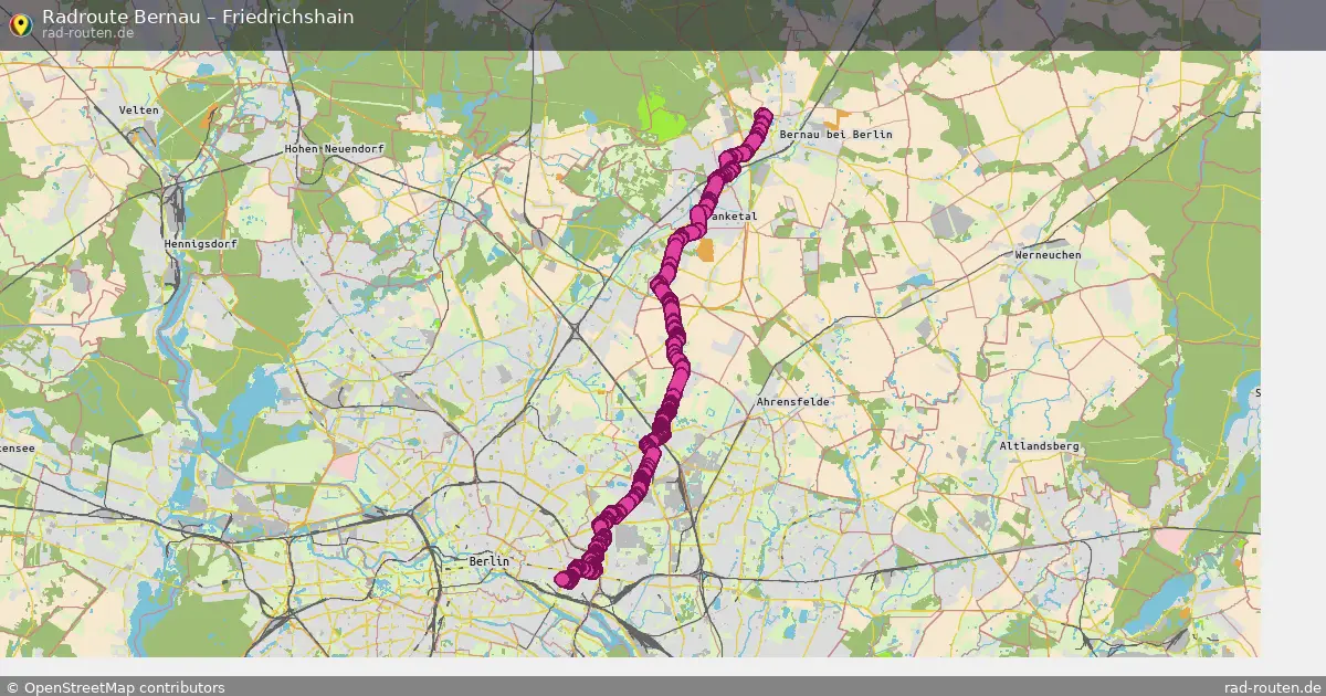 Radtour Bernau – Friedrichshain