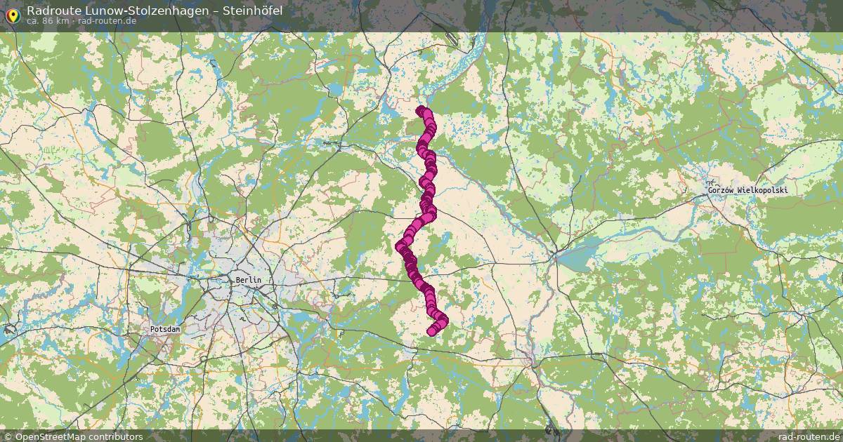 Radtour Lunow-Stolzenhagen – Steinhöfel