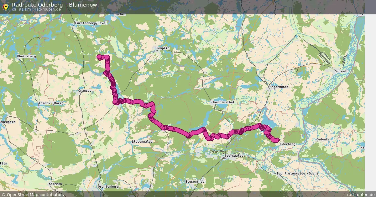 Radtour Oderberg – Blumenow