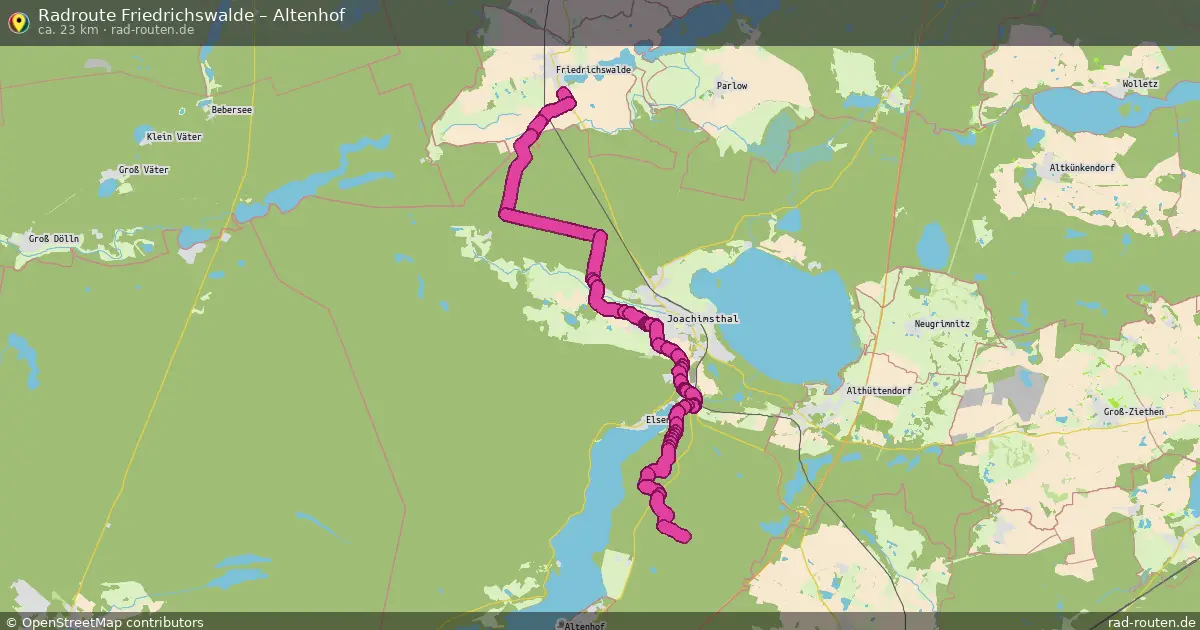 Radtour Friedrichswalde – Altenhof