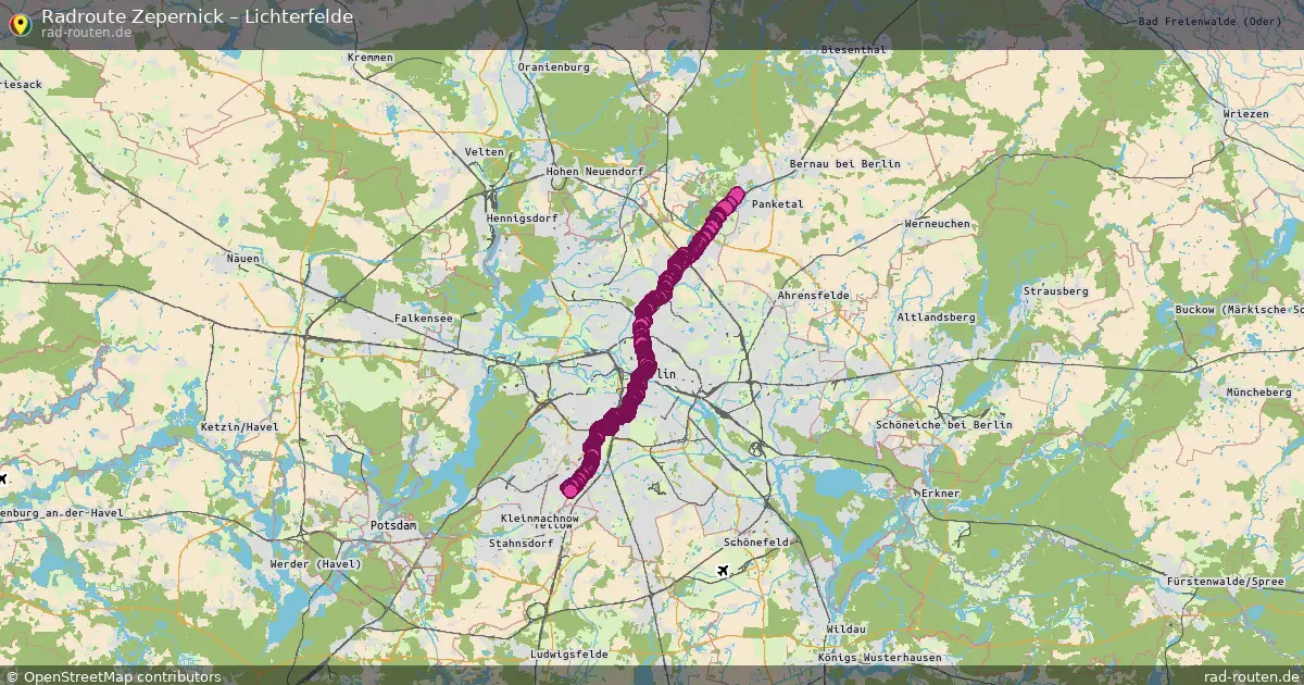 Radtour Zepernick – Lichterfelde