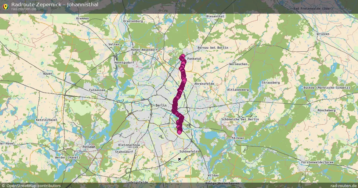 Radtour Zepernick – Johannisthal