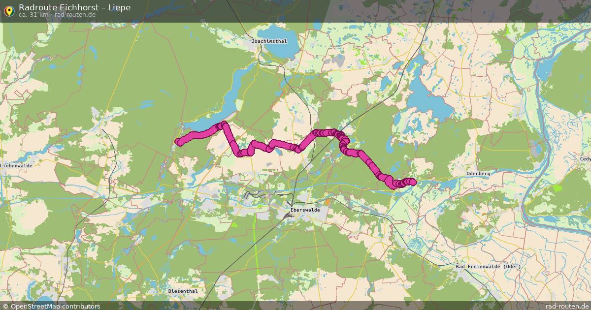 Radtour Eichhorst – Liepe