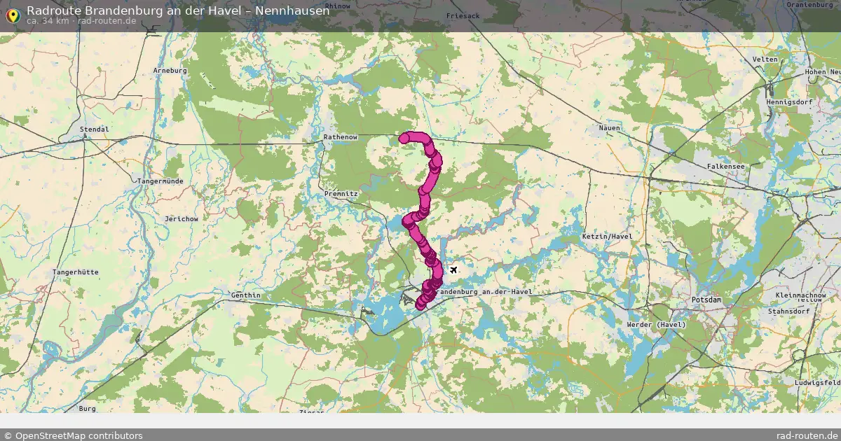 Radtour Brandenburg An Der Havel – Nennhausen