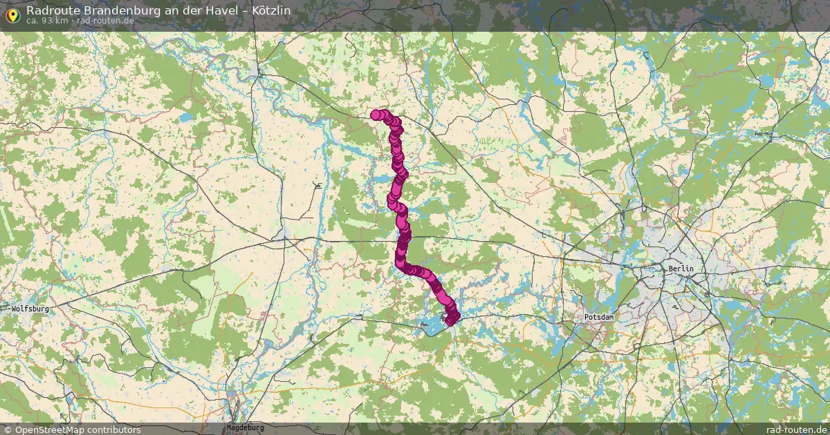 Radtour Brandenburg An Der Havel – Kötzlin