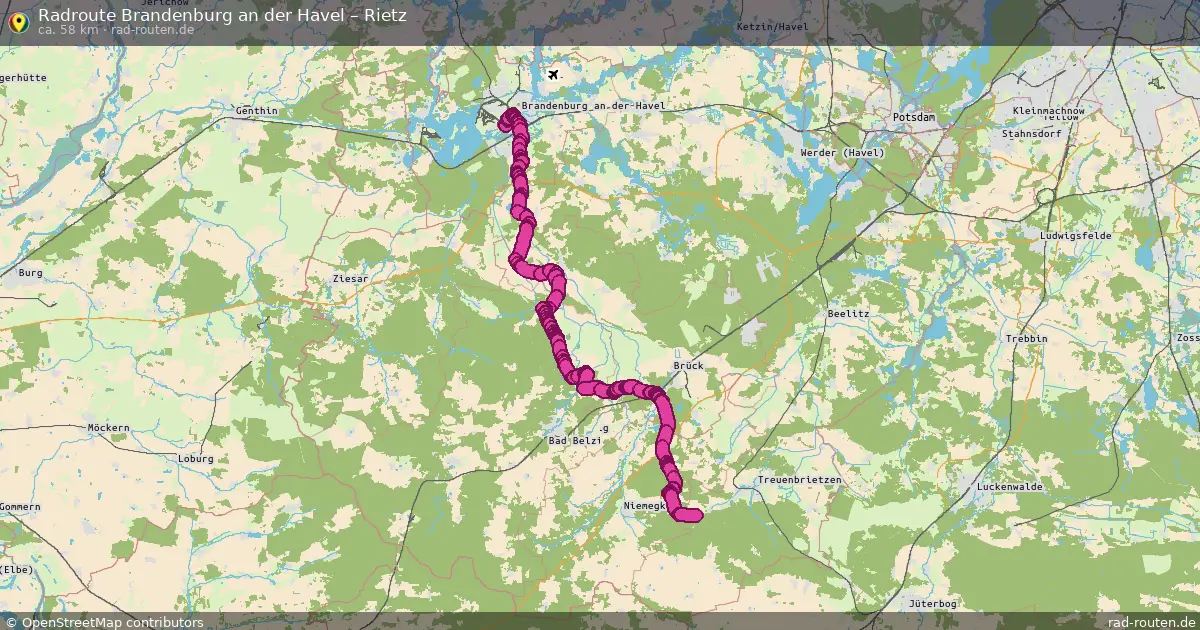 Radtour Brandenburg An Der Havel – Rietz