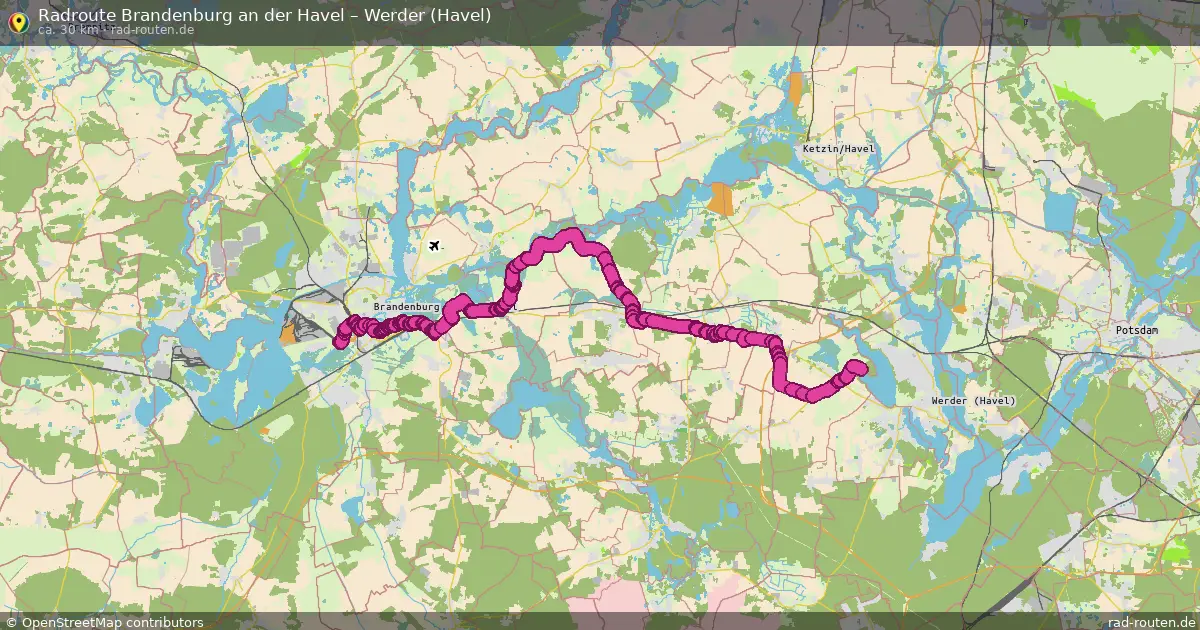 Radtour Brandenburg An Der Havel – Werder (Havel)