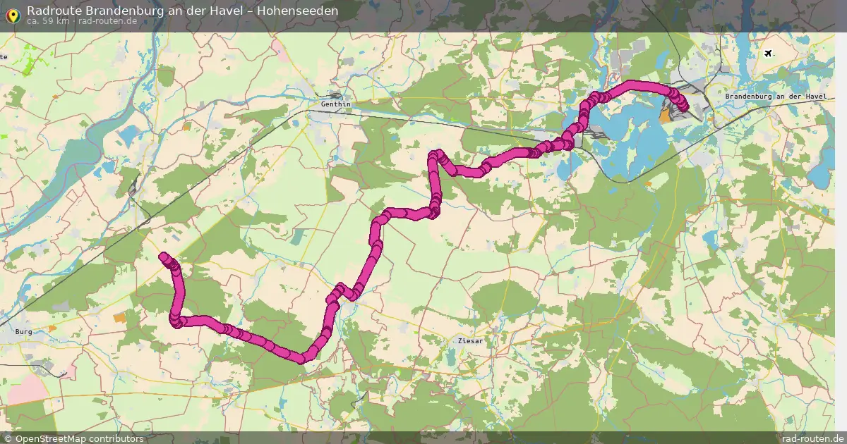 Radtour Brandenburg An Der Havel – Hohenseeden