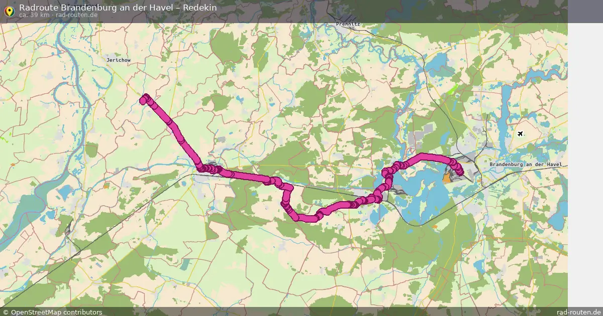Radtour Brandenburg An Der Havel – Redekin