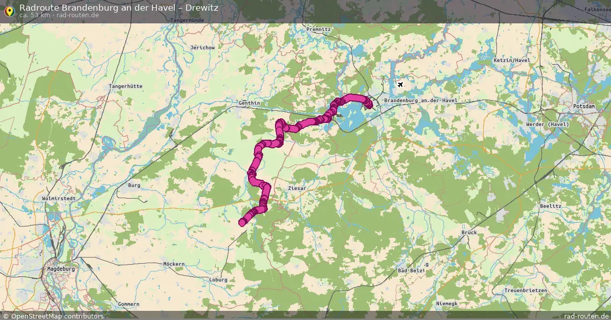 Radtour Brandenburg An Der Havel – Drewitz