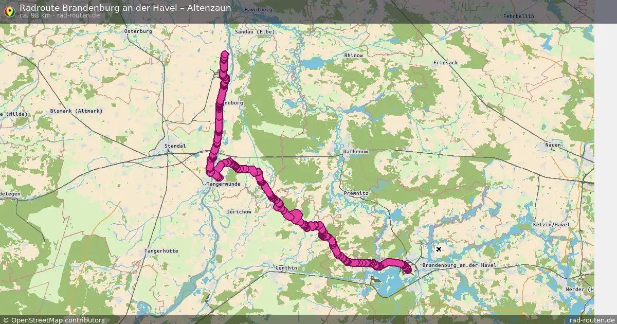 Radtour Brandenburg An Der Havel – Altenzaun