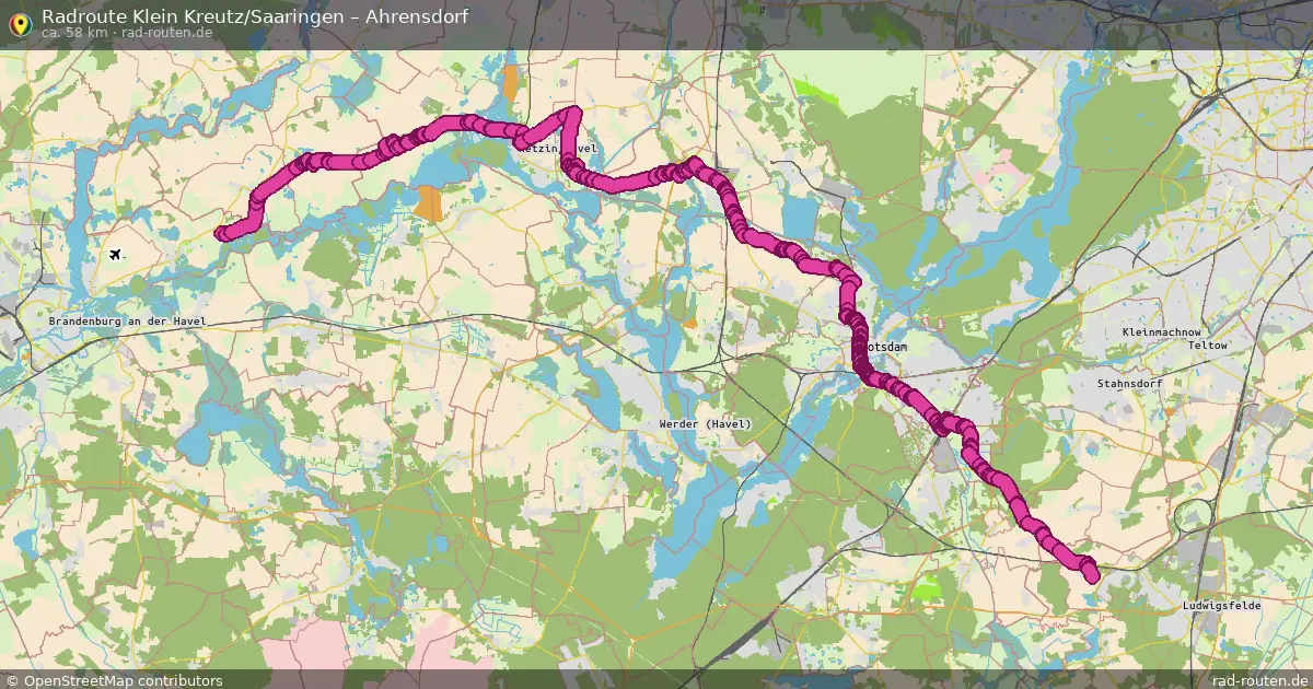 Radtour Klein Kreutz Saaringen – Ahrensdorf