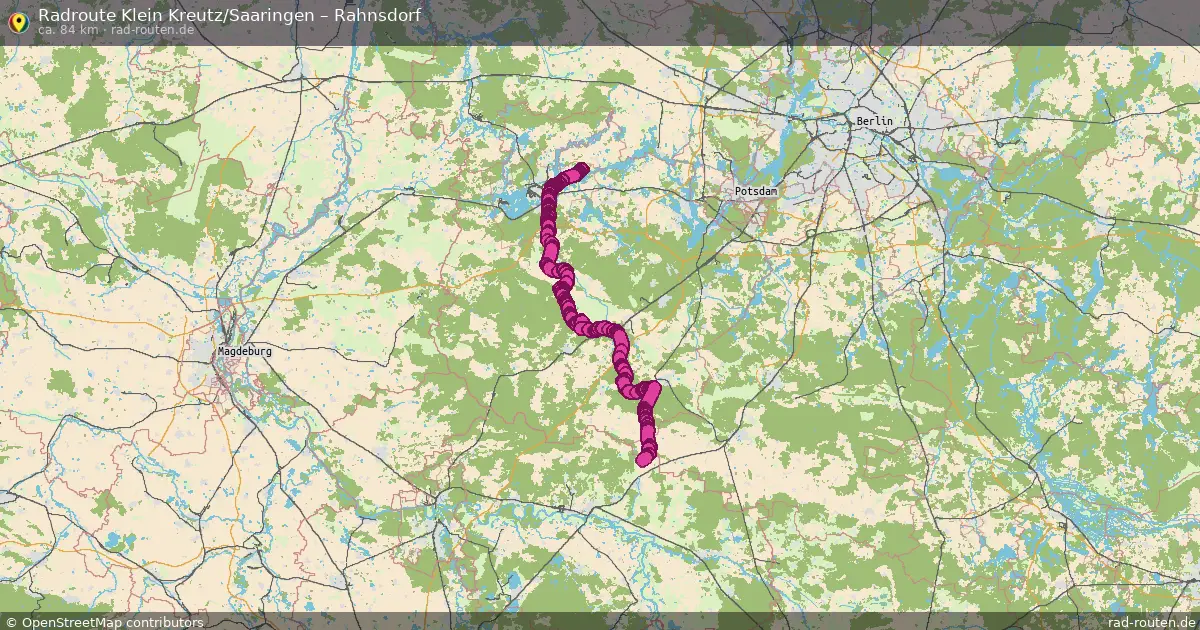 Radtour Klein Kreutz Saaringen – Rahnsdorf