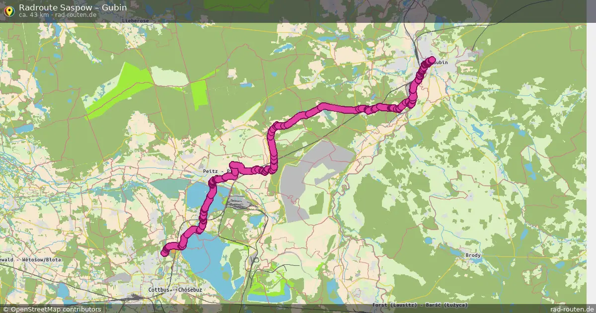 Radtour Saspow – Gubin