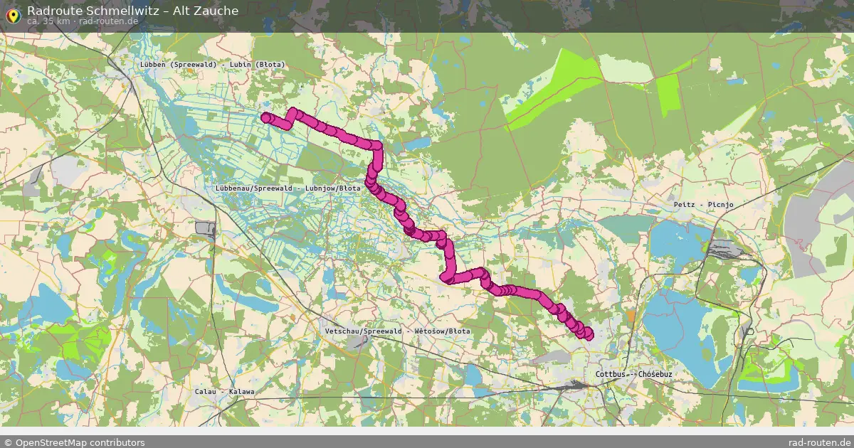 Radtour Schmellwitz – Alt Zauche