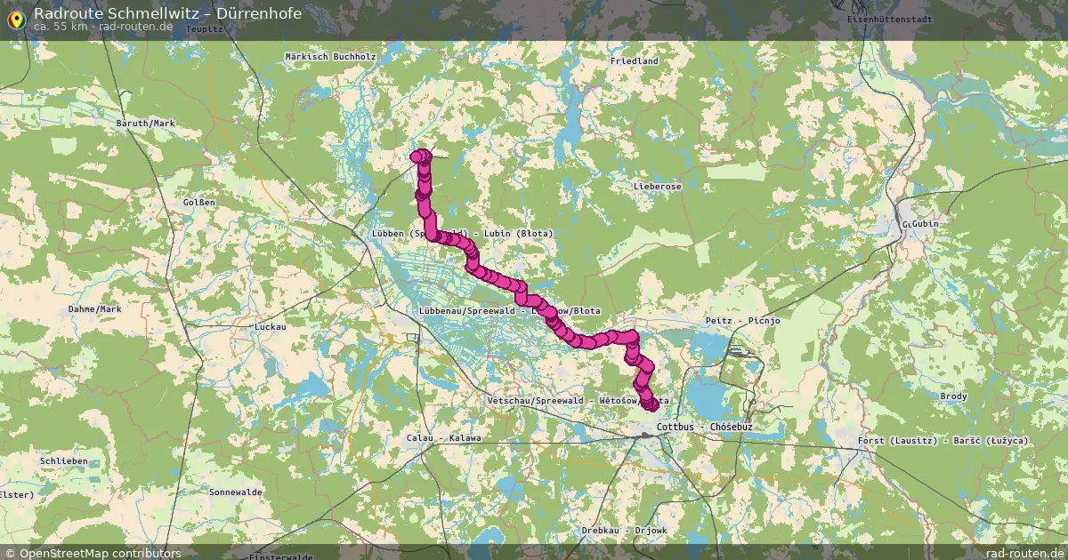 Radtour Schmellwitz – Dürrenhofe