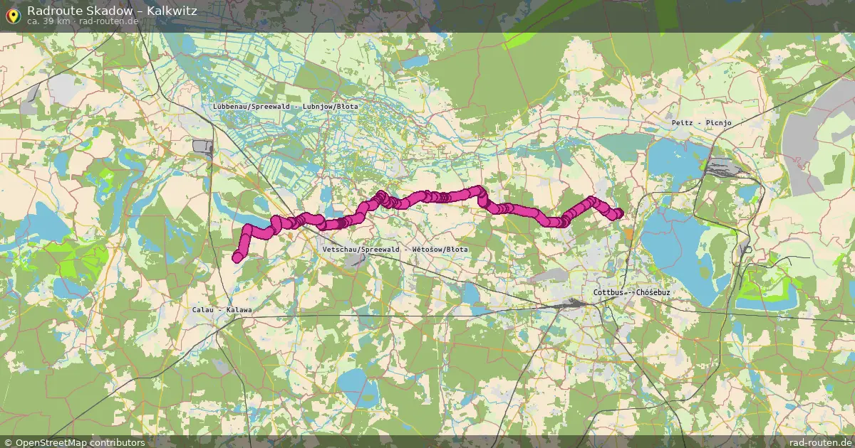 Radtour Skadow – Kalkwitz