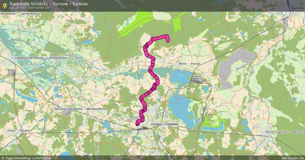 Radtour Ströbitz – Turnow - Turnow