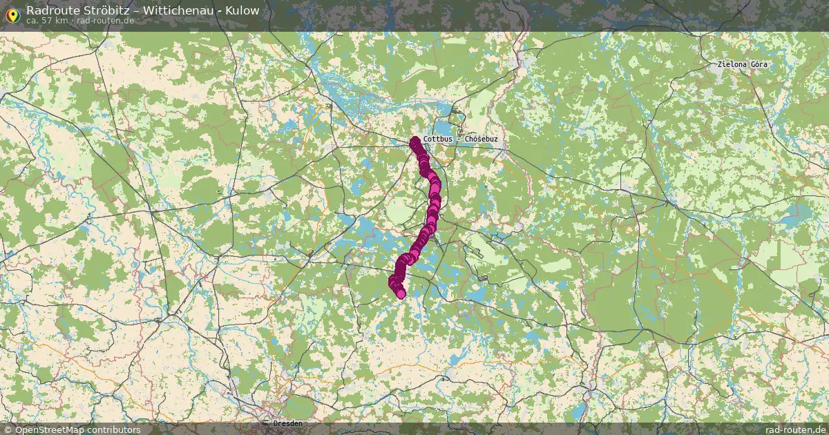 Radtour Ströbitz – Wittichenau - Kulow