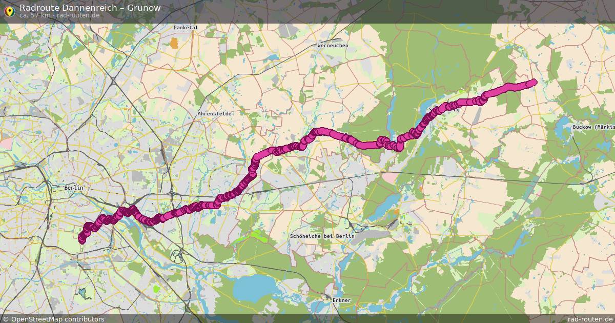 Fahrradroute Waßmannsdorf – Grunow