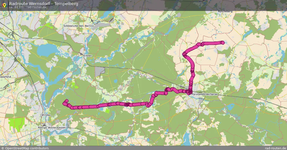 Radtour Wernsdorf – Tempelberg