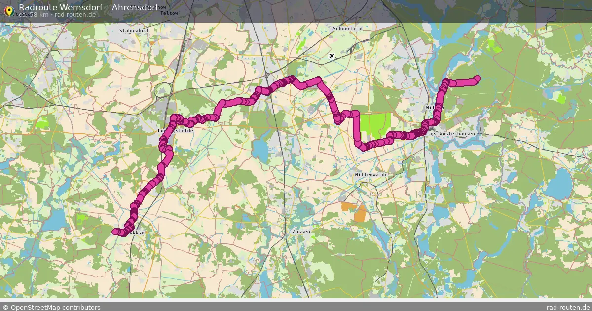 Radtour Wernsdorf – Ahrensdorf