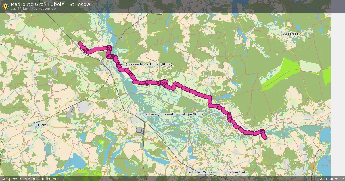 Radtour Groß Lubolz – Striesow