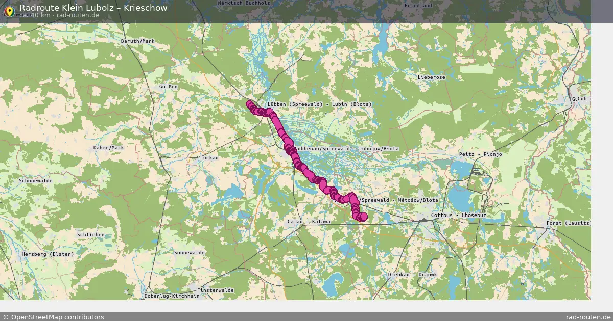 Radtour Klein Lubolz – Krieschow