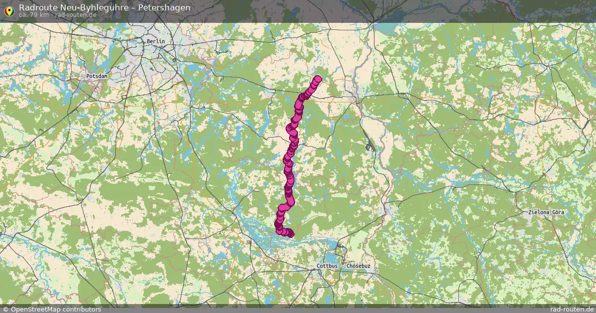 Radtour Neu-Byhleguhre – Petershagen