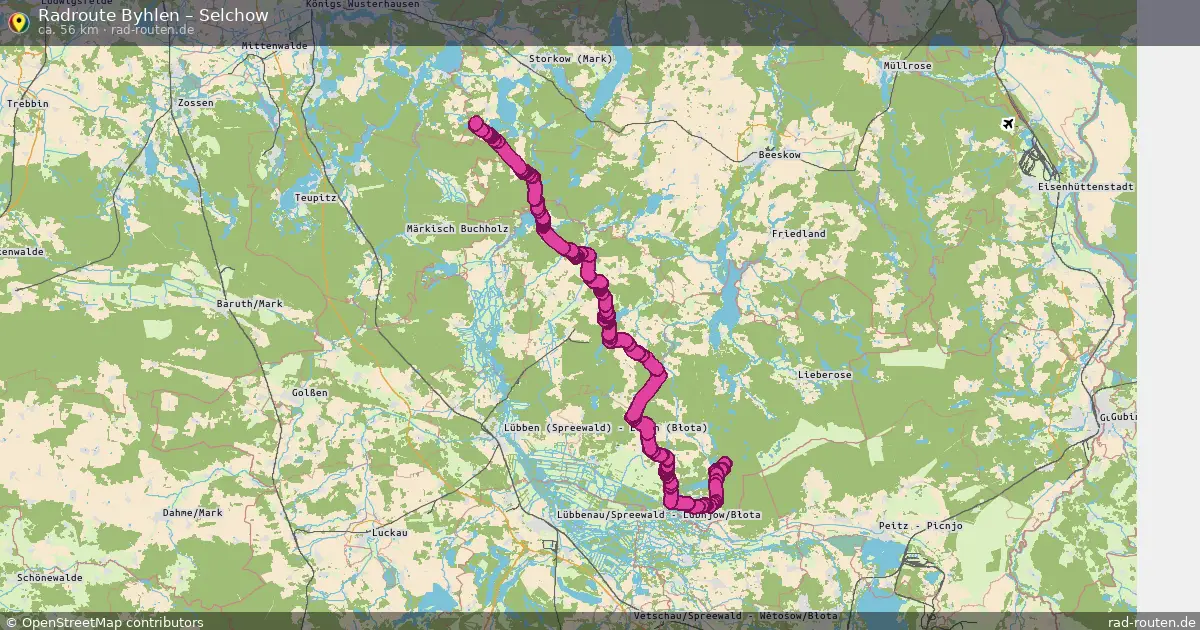 Radtour Byhlen – Selchow