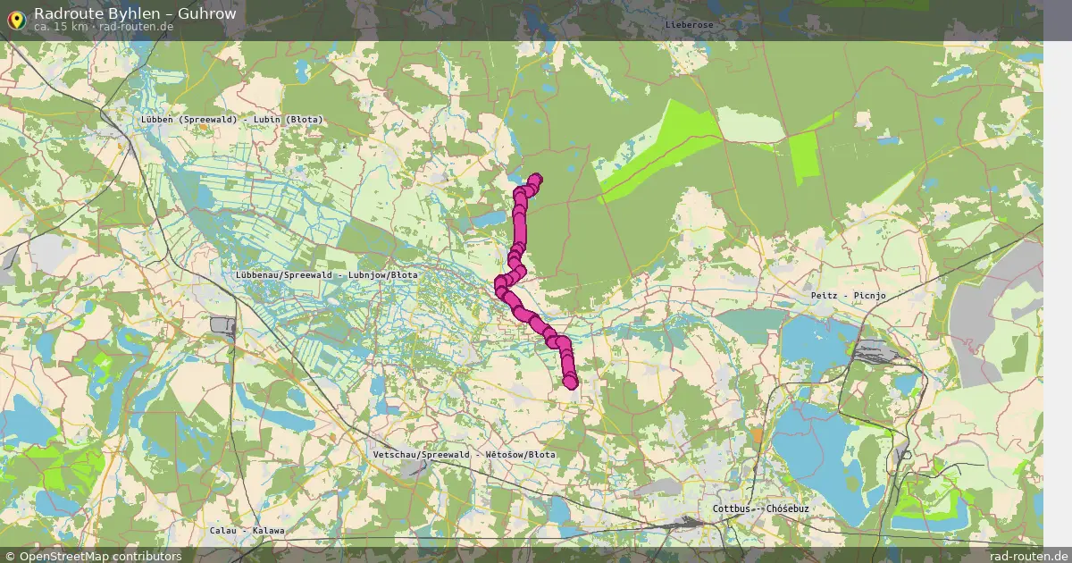 Radtour Byhlen – Guhrow