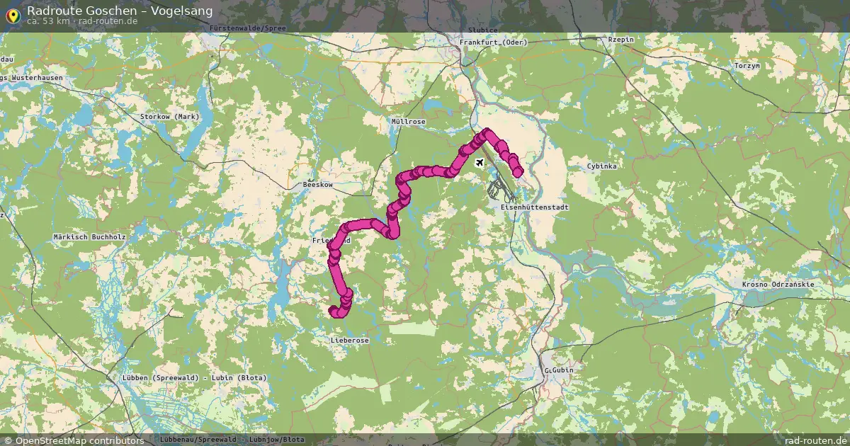 Radtour Goschen – Vogelsang