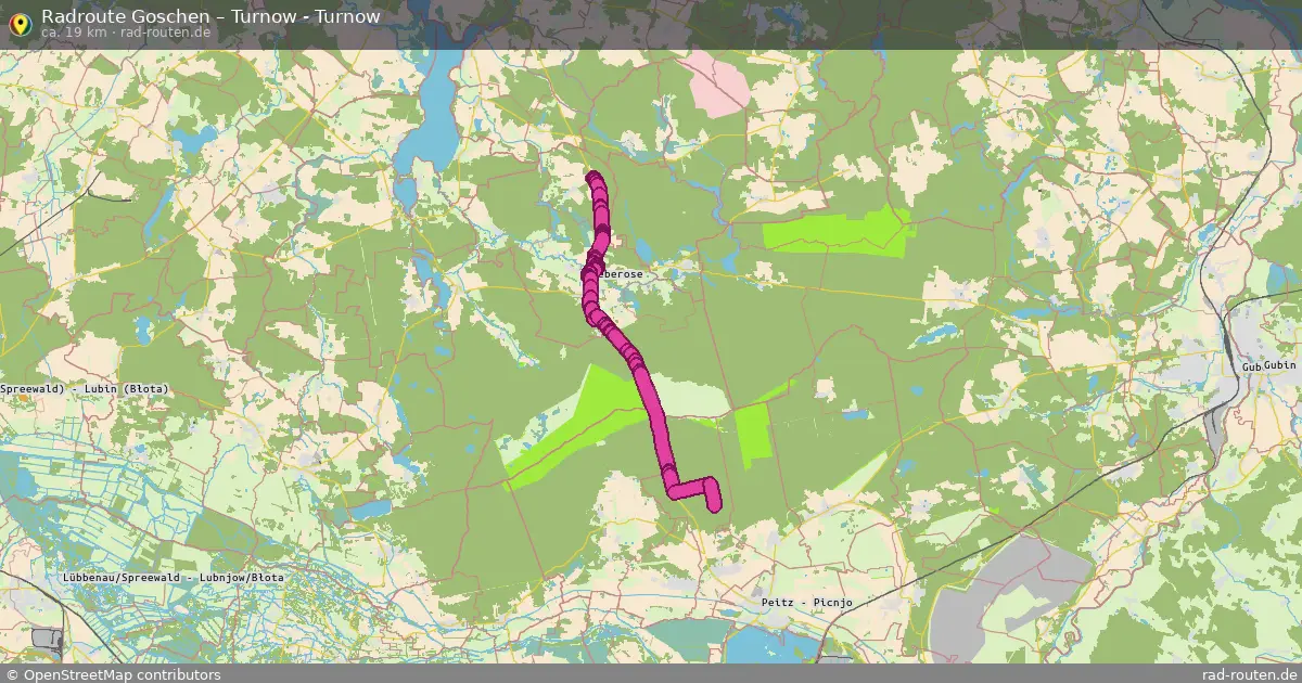 Radtour Goschen – Turnow - Turnow