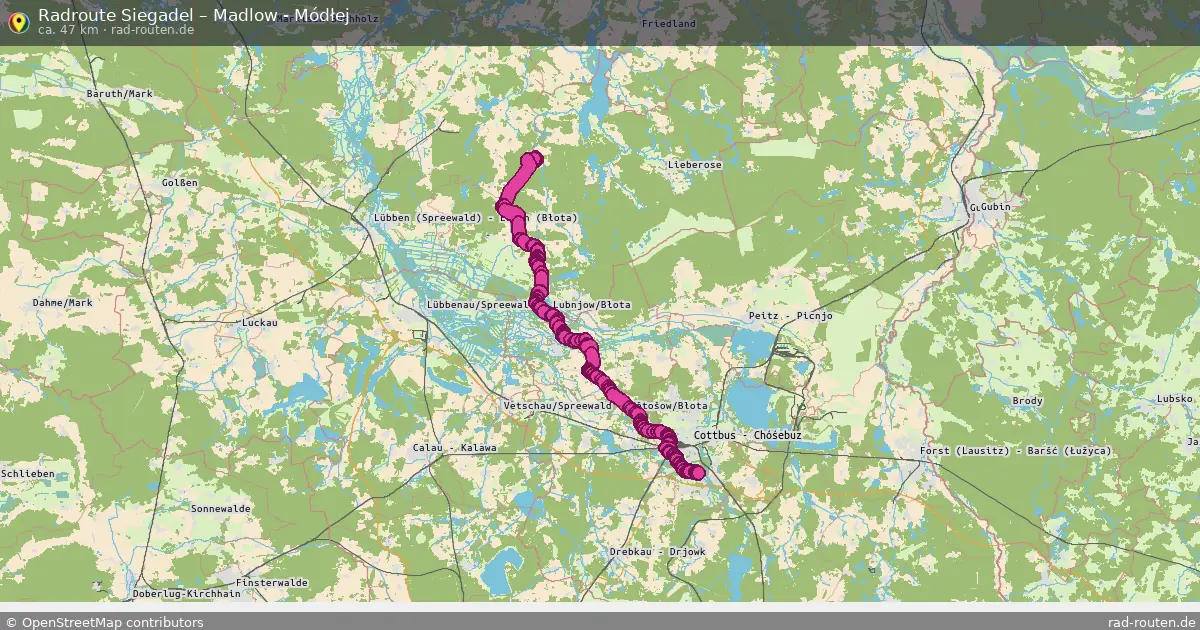 Radtour Siegadel – Madlow - Módłej