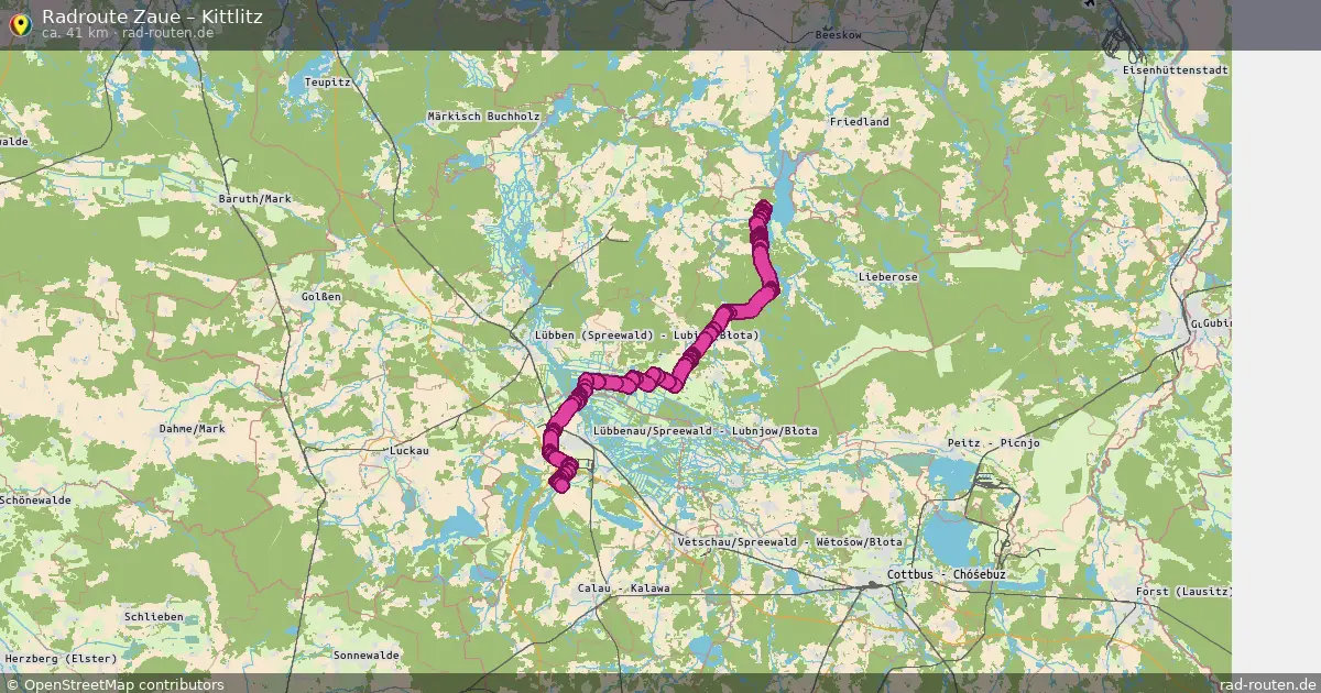 Radtour Zaue – Kittlitz