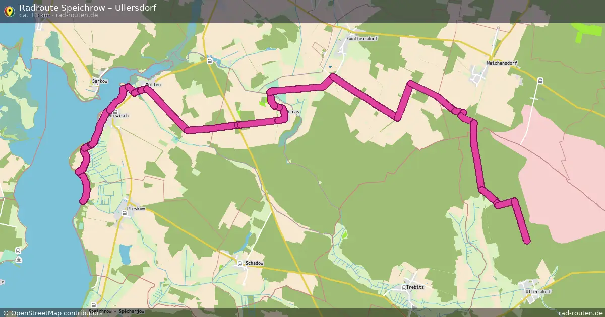 Radtour Speichrow – Ullersdorf