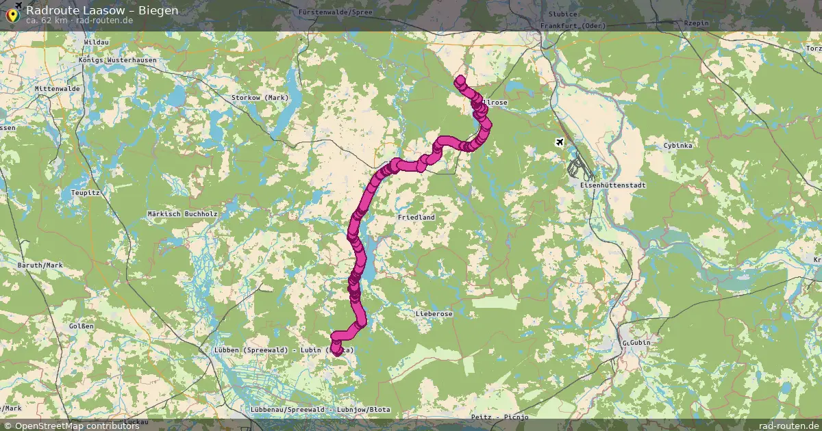 Radtour Laasow – Biegen