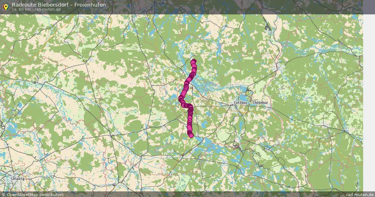 Radtour Biebersdorf – Freienhufen
