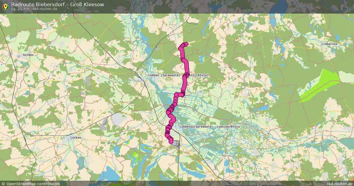 Radtour Biebersdorf – Groß Kleesow
