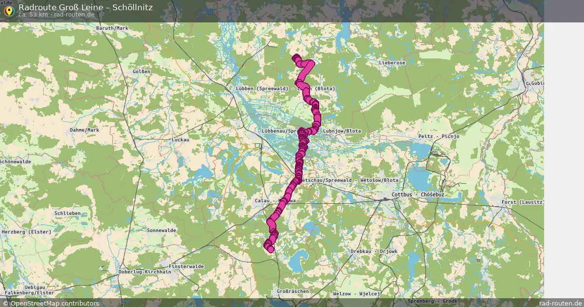 Radtour Groß Leine – Schöllnitz