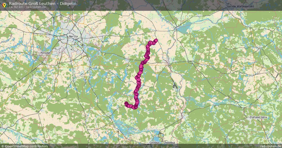 Radtour Groß Leuthen – Dolgelin