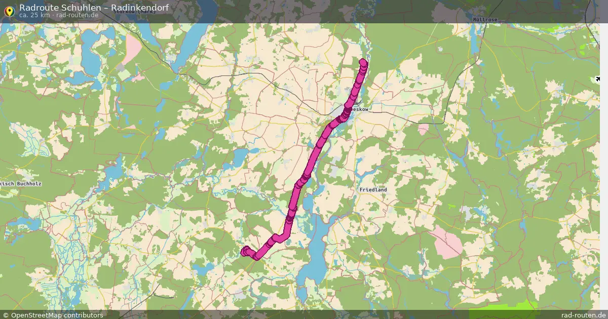 Radtour Schuhlen – Radinkendorf