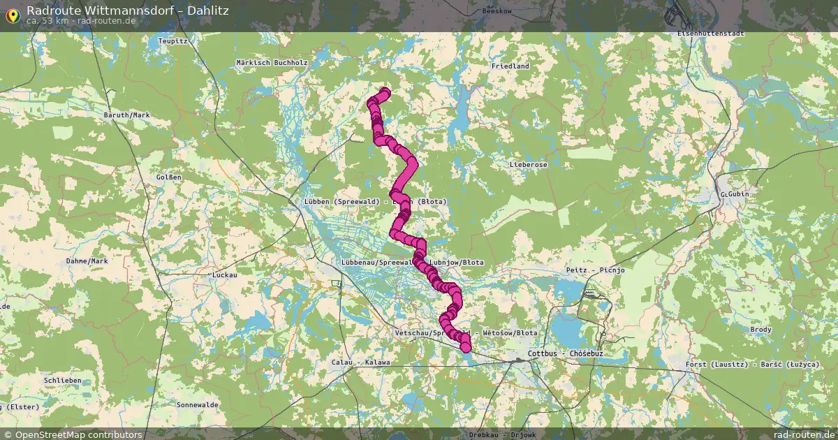 Radtour Wittmannsdorf – Dahlitz
