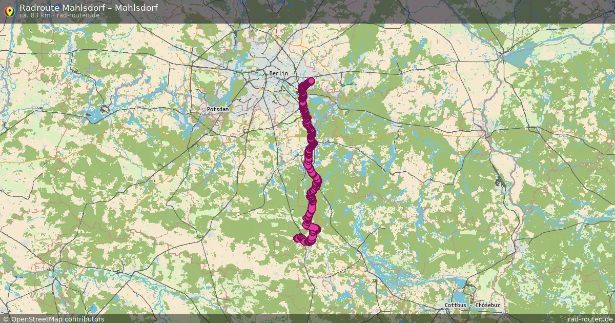 Radtour Mahlsdorf – Mahlsdorf