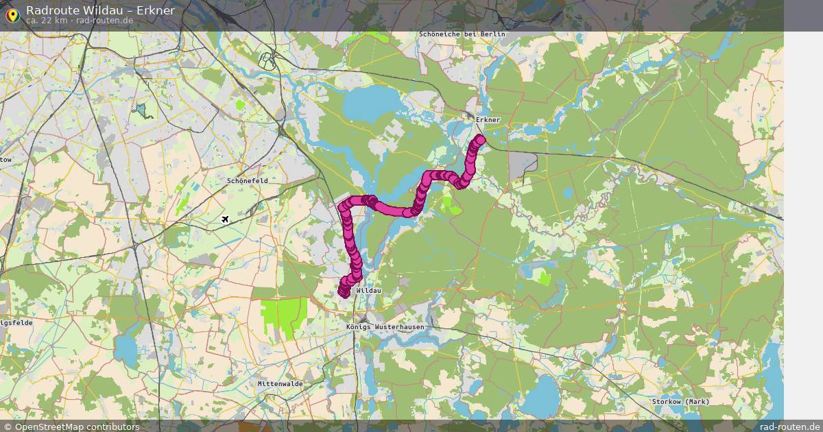 Radtour Wildau – Erkner
