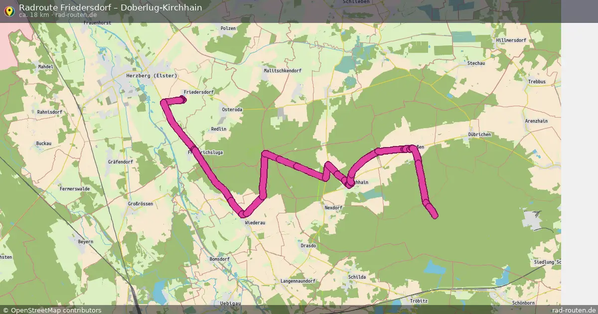 Radtour Friedersdorf – Doberlug-Kirchhain
